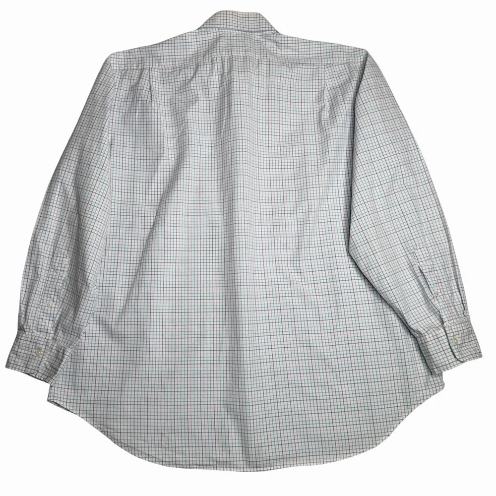 Polo Ralph Lauren Regent Classic Fit Dress Shirt Multi-Color Check Sz 17.5 34/35